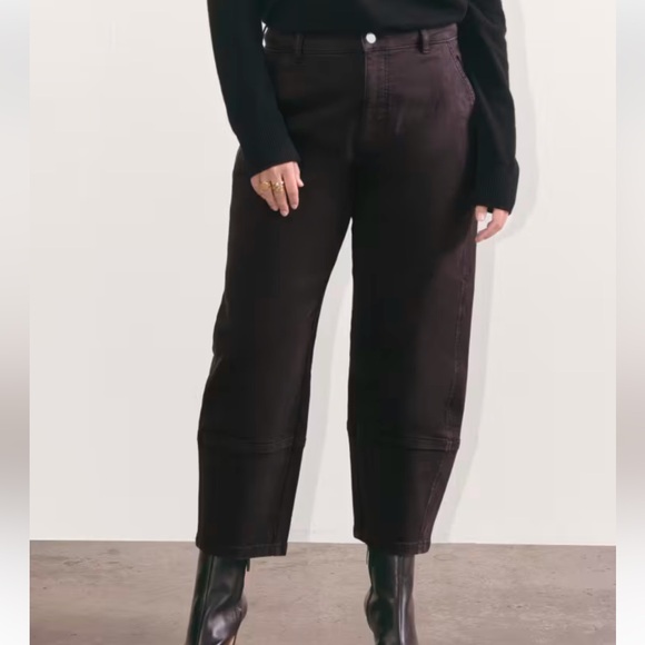 Everlane Utility Barrel Pant Black 4L - Picture 5 of 10